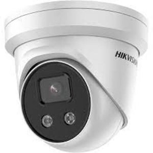 Hikvision DS-2CD2346G2-I Pro Series, AcuSense IP67 4MP 4mm Fixed Lens, IR 30M IP Turret Camera, White